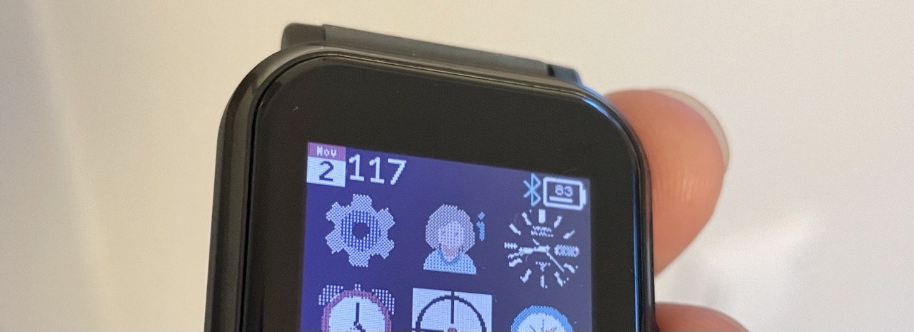 Calendar Widget in the top left corner of the screen.